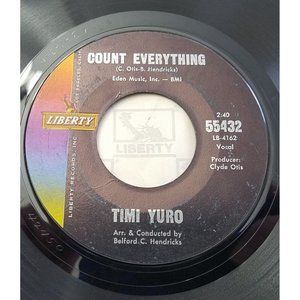 Timi Yuro Count Everything / I Know I Love You 45 Soul Funk Liberty 55432